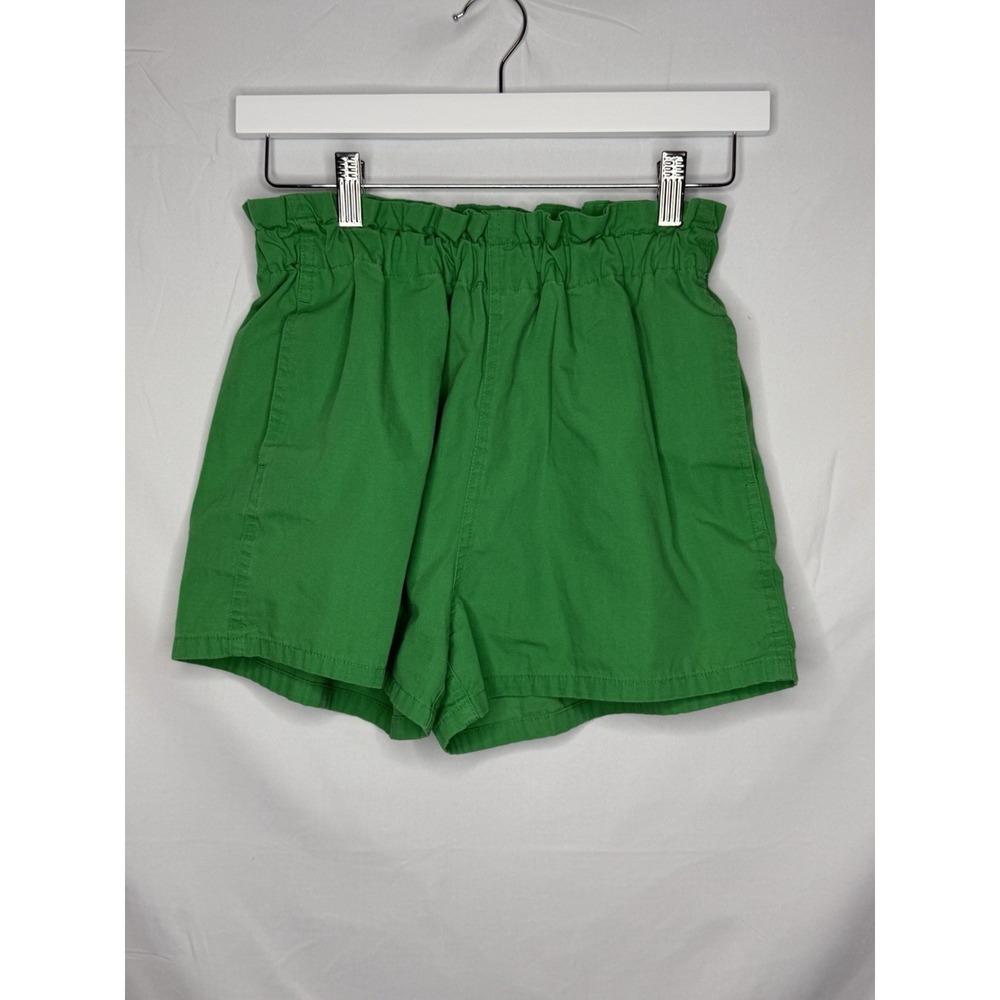 Urban Outfitters Kelly Green Paper Bag Shorts Womens Size S Small
